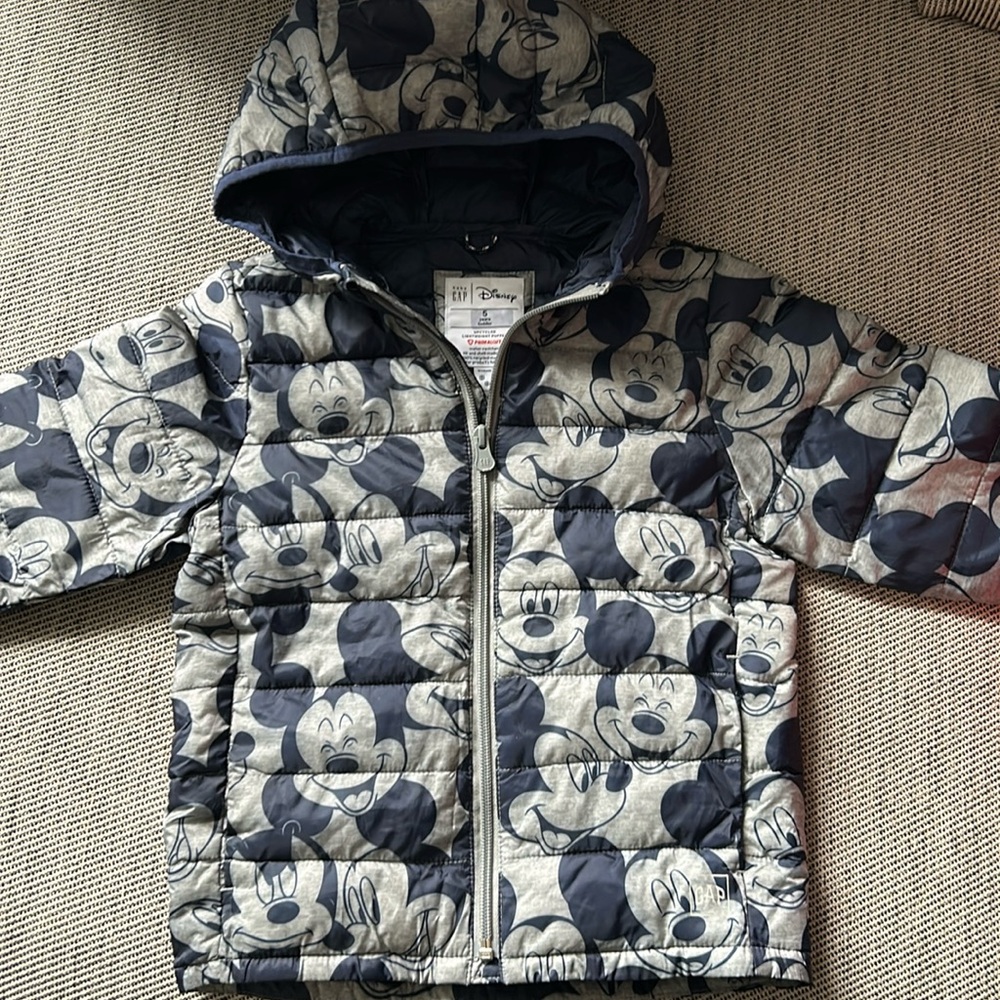Gap Disney Mickey Mouse Toddler Kid Jacket